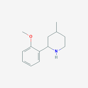 2-(2-Methoxyphenyl)-4-methylpiperidine