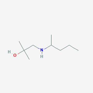 2-Methyl-1-[(pentan-2-yl)amino]propan-2-ol