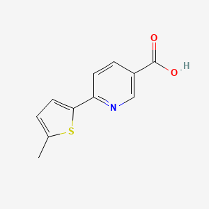 6-(5-Methylthiophen-2-YL)pyridine-3-carboxylic acid