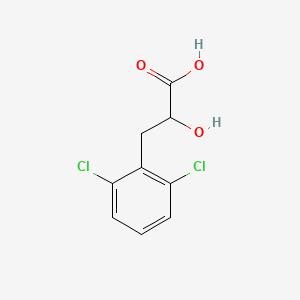 3-(2,6-Dichlorophenyl)-2-hydroxypropanoic acid