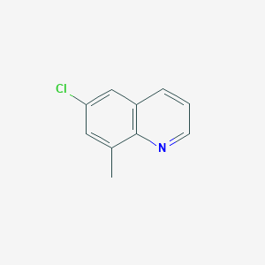 molecular formula C10H8ClN B132775 6-Chloro-8-methylquinoline CAS No. 19655-50-6