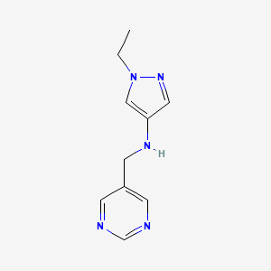 1-Ethyl-N-(pyrimidin-5-ylmethyl)-1H-pyrazol-4-amine