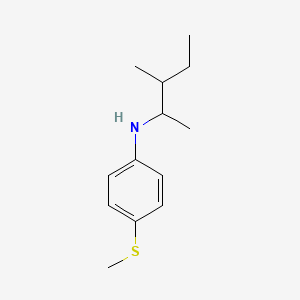 N-(3-Methylpentan-2-yl)-4-(methylsulfanyl)aniline