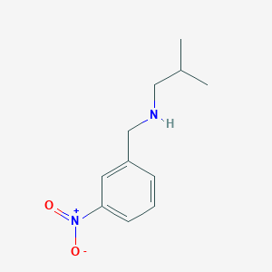 molecular formula C11H16N2O2 B13277555 (2-Methylpropyl)[(3-nitrophenyl)methyl]amine 