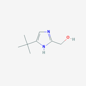 molecular formula C8H14N2O B13277578 (4-tert-butyl-1H-imidazol-2-yl)methanol 