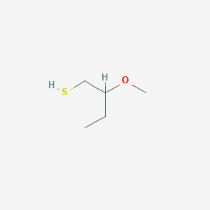 molecular formula C5H12OS B13277598 2-Methoxybutane-1-thiol 