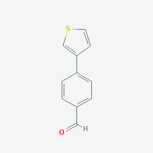 molecular formula C11H8OS B132776 4-(噻吩-3-基)苯甲醛 CAS No. 157730-74-0