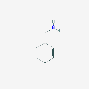 molecular formula C7H13N B13277605 (2-Cyclohexen-1-ylmethyl)amine 