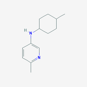 molecular formula C13H20N2 B13277647 6-Methyl-N-(4-methylcyclohexyl)pyridin-3-amine 