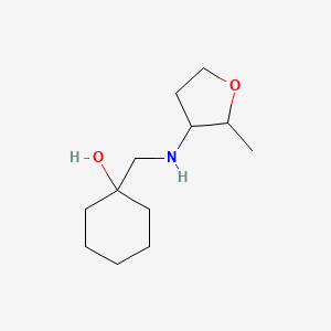 1-{[(2-Methyloxolan-3-yl)amino]methyl}cyclohexan-1-ol