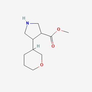 Methyl 4-(oxan-3-yl)pyrrolidine-3-carboxylate