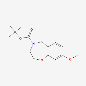 4-Boc-8-methoxy-2,3,4,5-tetrahydrobenzo[f][1,4]oxazepine