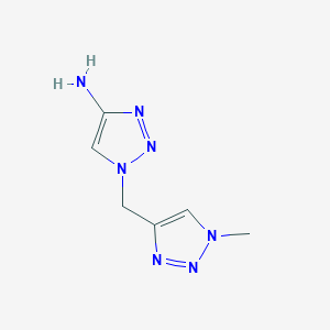 1-[(1-Methyl-1H-1,2,3-triazol-4-yl)methyl]-1H-1,2,3-triazol-4-amine