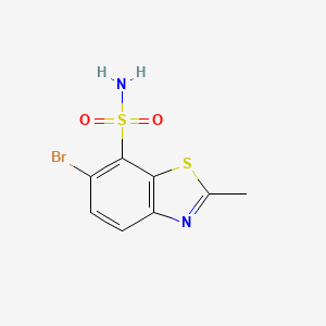 6-Bromo-2-methyl-1,3-benzothiazole-7-sulfonamide