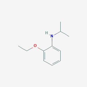 molecular formula C11H17NO B13277795 2-ethoxy-N-(propan-2-yl)aniline 