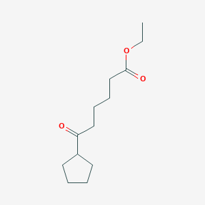 molecular formula C13H22O3 B1327823 6-环戊基-6-氧代己酸乙酯 CAS No. 3352-08-7