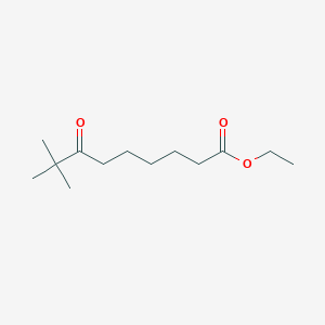 molecular formula C13H24O3 B1327832 8,8-二甲基-7-氧代壬酸乙酯 CAS No. 898776-42-6
