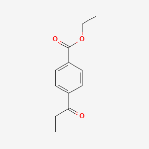molecular formula C12H14O3 B1327847 4-丙酰基苯甲酸乙酯 CAS No. 860344-87-2