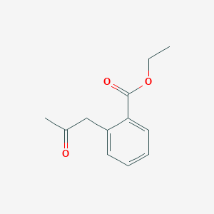 molecular formula C12H14O3 B1327848 Ethyl 2-(2-oxopropyl)benzoate CAS No. 73013-47-5
