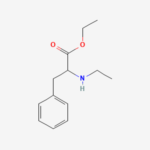 molecular formula C13H19NO2 B13278523 Ethyl ethylphenylalaninate 