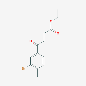 Ethyl 4-(3-bromo-4-methylphenyl)-4-oxobutyrate