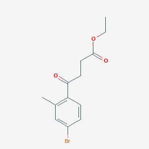 Ethyl 4-(4-bromo-2-methylphenyl)-4-oxobutyrate