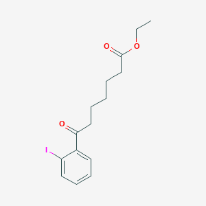Ethyl 7-(2-iodophenyl)-7-oxoheptanoate