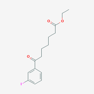 Ethyl 7-(3-iodophenyl)-7-oxoheptanoate