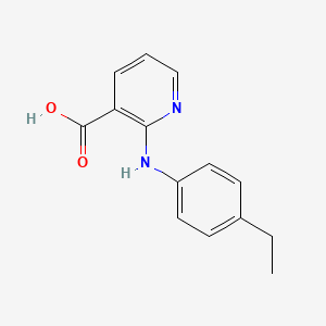 2-[(4-Ethylphenyl)amino]nicotinic acid