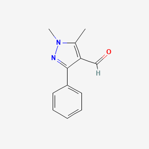 1,5-Dimethyl-3-phenyl-1H-pyrazole-4-carbaldehyde