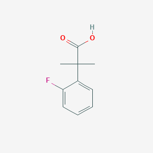 B1328033 2-(2-Fluorophenyl)-2-methylpropanoic acid CAS No. 870849-49-3