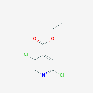 molecular formula C8H7Cl2NO2 B1328051 2,5-二氯吡啶-4-羧酸乙酯 CAS No. 603122-76-5