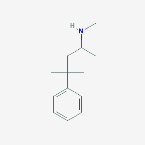 molecular formula C13H21N B13280562 Methyl(4-methyl-4-phenylpentan-2-yl)amine 