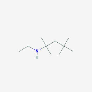 molecular formula C10H23N B13280848 Ethyl(2,4,4-trimethylpentan-2-yl)amine 