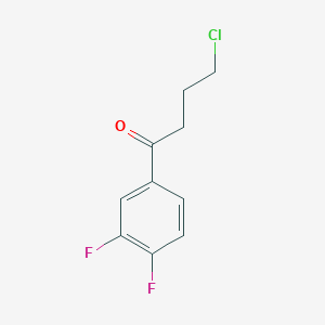 4-Chloro-1-(3,4-difluorophenyl)-1-oxobutane