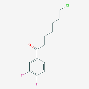 7-Chloro-1-(3,4-difluorophenyl)-1-oxoheptane