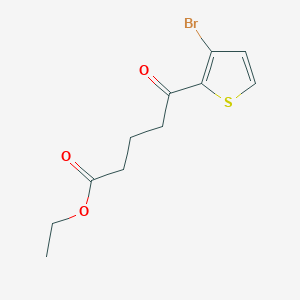 Ethyl 5-(3-bromo-2-thienyl)-5-oxovalerate