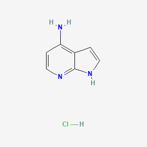 molecular formula C7H8ClN3 B1328096 1H-Pyrrolo[2,3-b]pyridin-4-amin-Hydrochlorid CAS No. 1134307-94-0