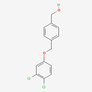 {4-[(3,4-Dichlorophenoxy)methyl]phenyl}methanol