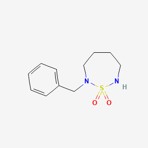 2-Benzyl-1,2,7-thiadiazepane 1,1-dioxide