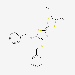 Diethyl bis-(benzylthio)tetrathiafulvalene