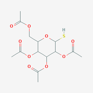 molecular formula C14H20O9S B132815 1-硫代-β-D-葡萄糖 2,3,4,6-四乙酸酯 CAS No. 19879-84-6