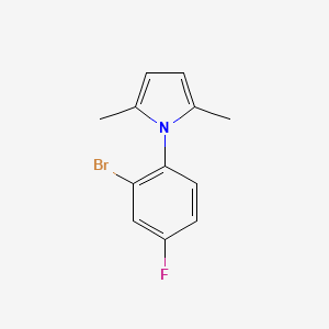 1-(2-Bromo-4-fluorophenyl)-2,5-dimethylpyrrole