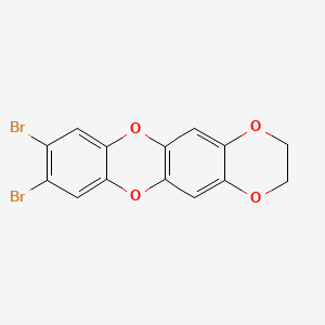 8,9-Dibromo-2,3-dihydro[1,4]dioxino[2,3-b]oxanthrene