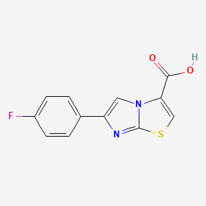 6-(4-Fluorophenyl)imidazo[2,1-b][1,3]thiazole-3-carboxylic acid