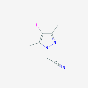 (4-iodo-3,5-dimethyl-1H-pyrazol-1-yl)acetonitrile