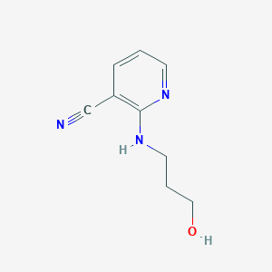 2-[(3-Hydroxypropyl)amino]nicotinonitrile