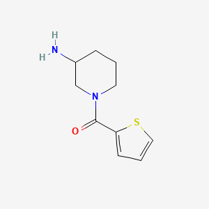 molecular formula C10H14N2OS B1328209 1-(2-Tienilcarbonil)-3-piperidinamina CAS No. 1114596-44-9