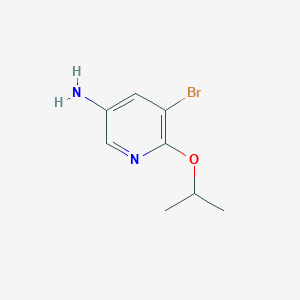 5-Bromo-6-(propan-2-yloxy)pyridin-3-amine