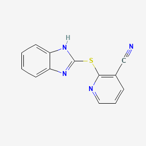 2-(1H-benzimidazol-2-ylthio)nicotinonitrile